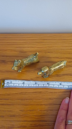 Pair small brass - small,