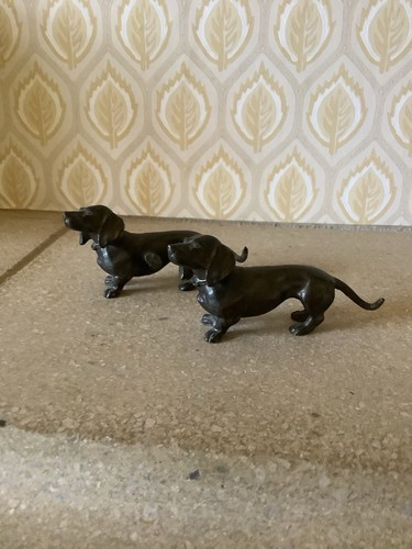 Pair vintage bronze - pair, of