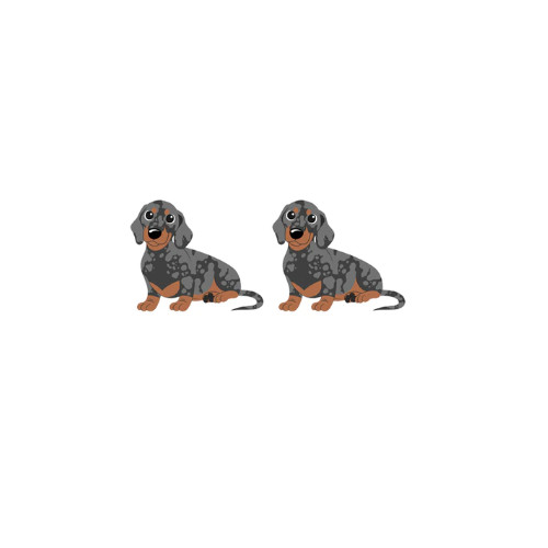 Cute sausage dog stud - sausage,