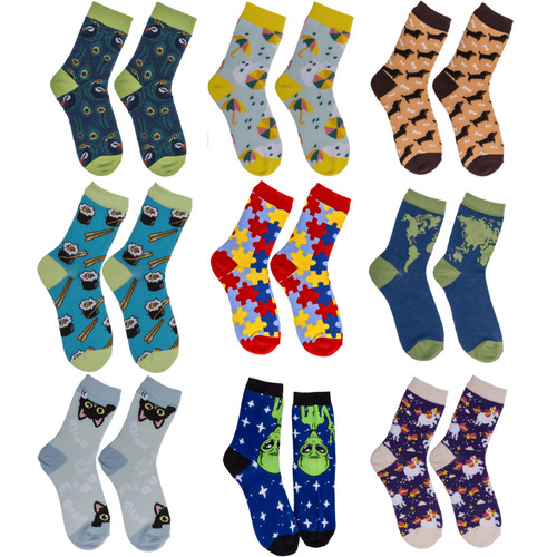 Womens novelty funny socks - womens,