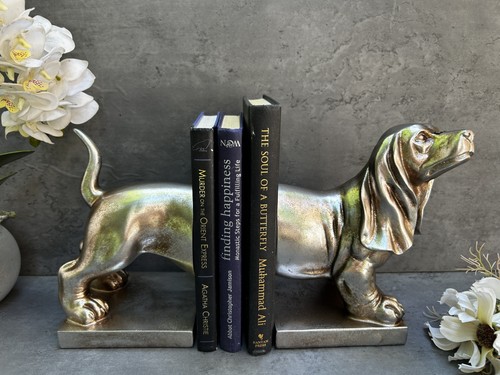 Bookends resin aged silver - aged,