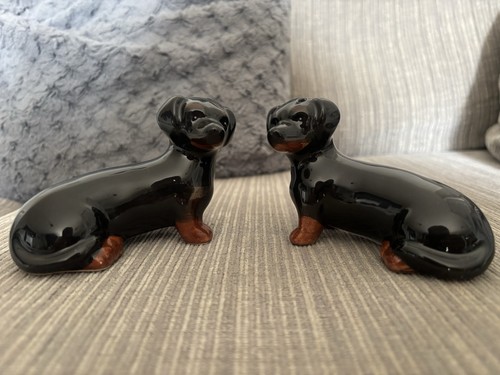 Pair dachshund salt - pair,