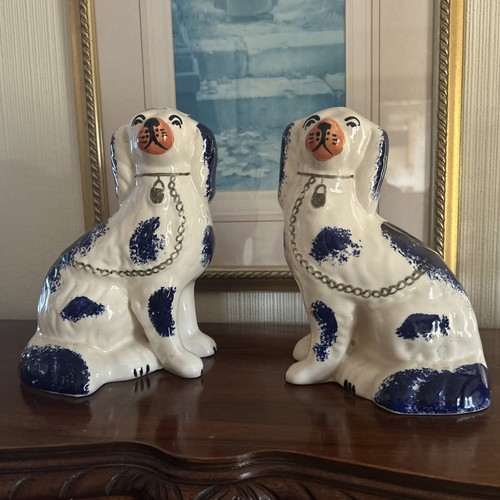 Pair vintage staffordshire - of,
