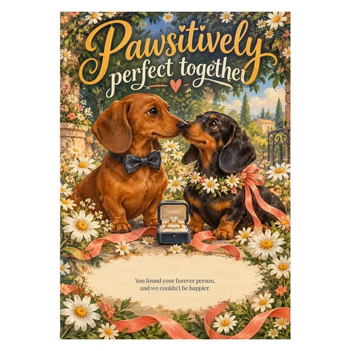 Dachshund engagement - dachshund,