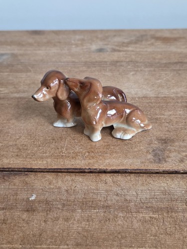 Vintage ceramic dachshund - vintage,