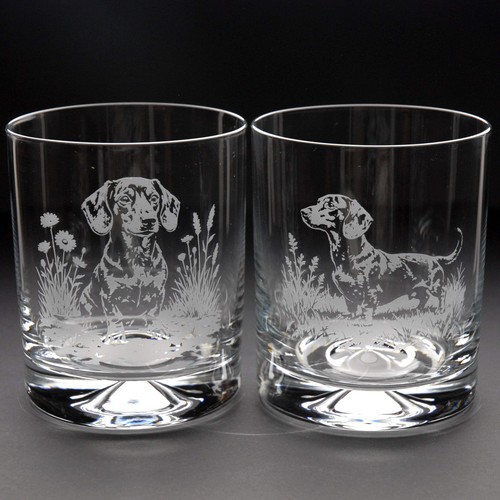 Dachshund dog whiskey tumbler - whiskey,